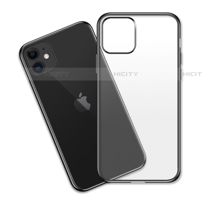 Silikon Schutzhülle Ultra Dünn Tasche Durchsichtig Transparent S04 für Apple iPhone 11