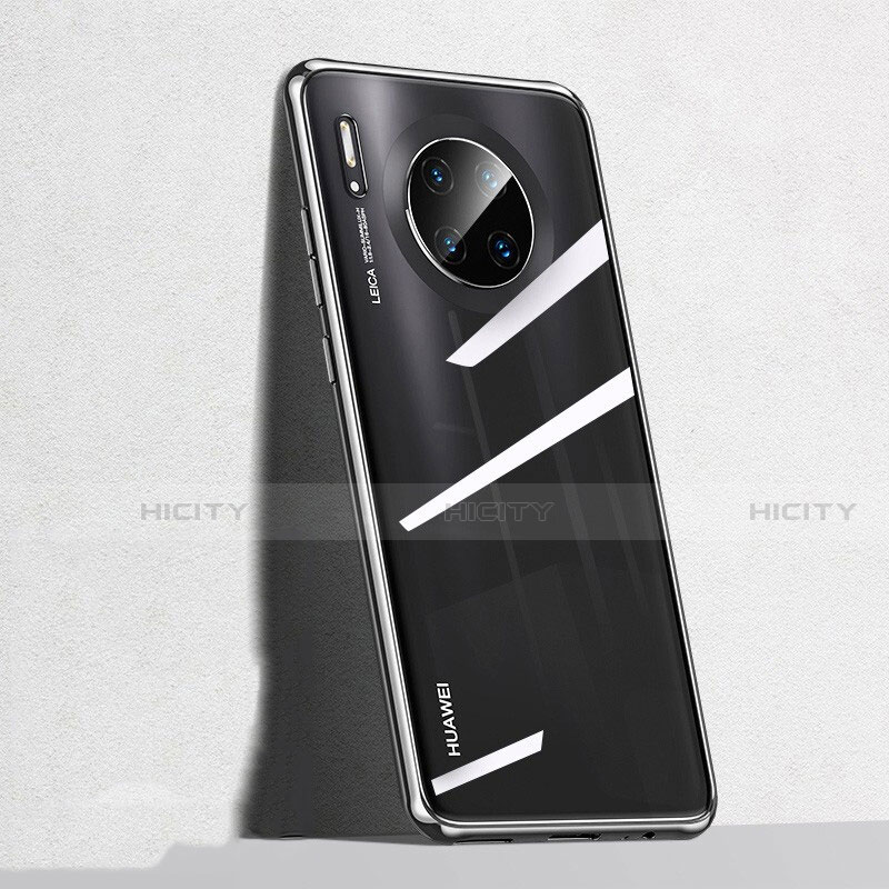Silikon Schutzhülle Ultra Dünn Tasche Durchsichtig Transparent S04 für Huawei Mate 30 Pro 5G groß