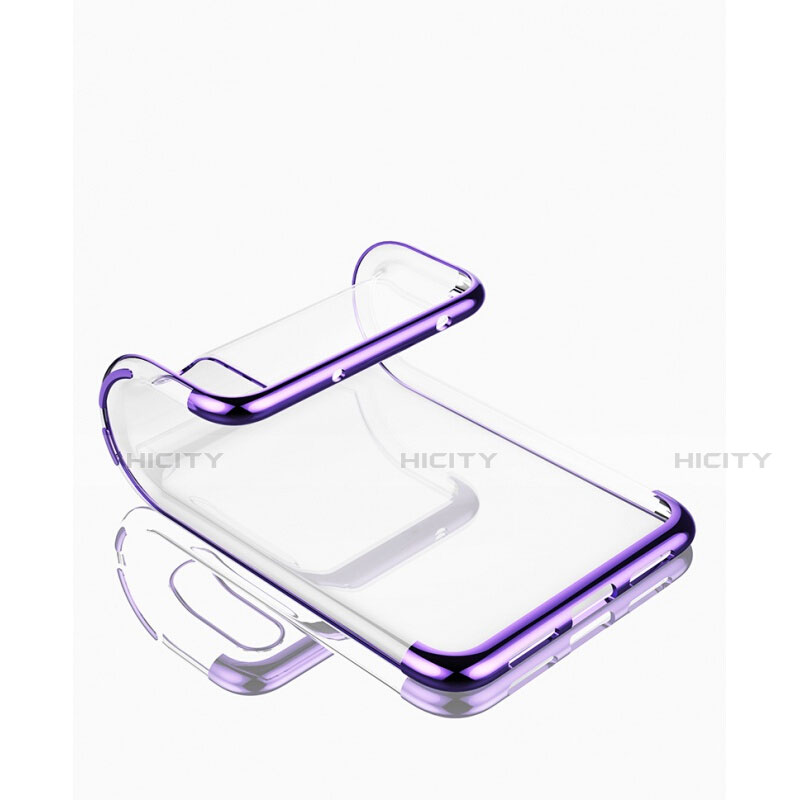 Silikon Schutzhülle Ultra Dünn Tasche Durchsichtig Transparent S07 für Huawei P20 Pro groß