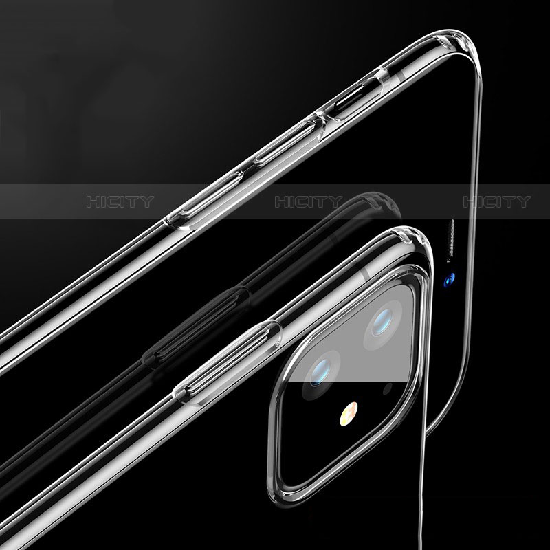 Silikon Schutzhülle Ultra Dünn Tasche Durchsichtig Transparent T02 für Apple iPhone 11 Pro Klar
