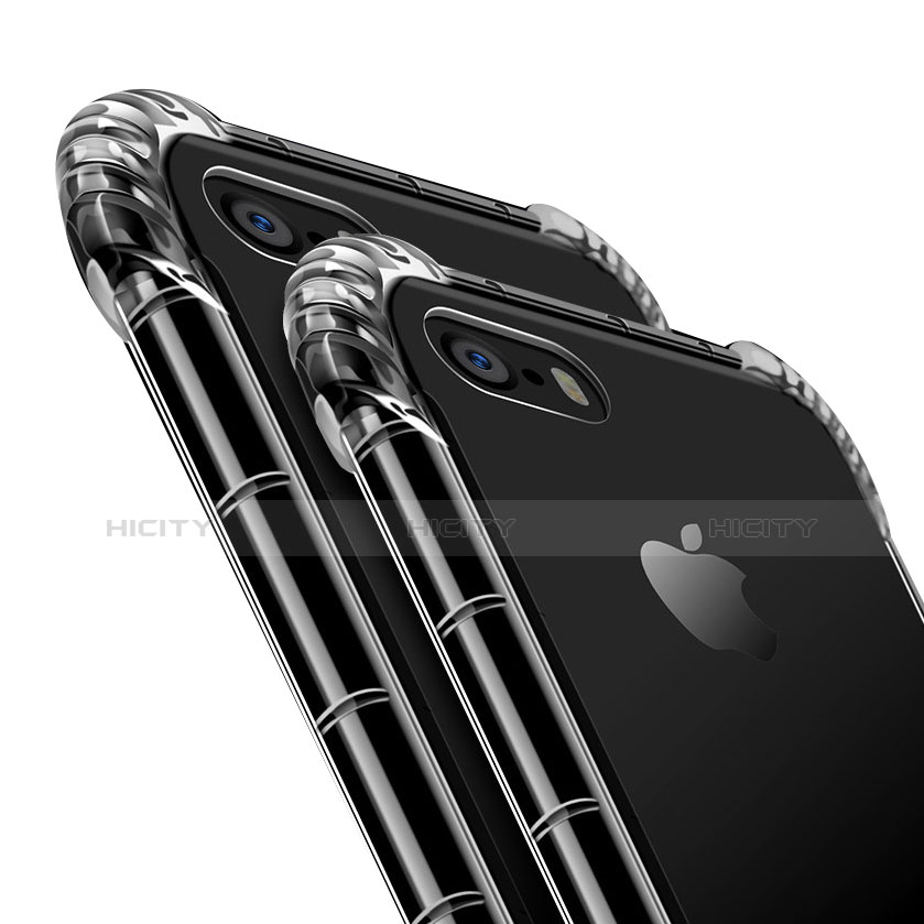 Silikon Schutzhülle Ultra Dünn Tasche Durchsichtig Transparent T02 für Apple iPhone 5S Klar