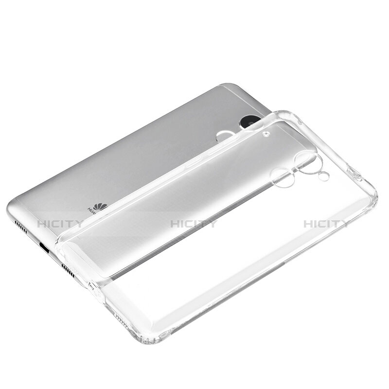 Silikon Schutzhülle Ultra Dünn Tasche Durchsichtig Transparent T02 für Huawei Enjoy 7 Plus Klar groß