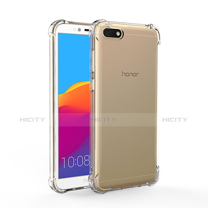 Silikon Schutzhülle Ultra Dünn Tasche Durchsichtig Transparent T02 für Huawei Enjoy 8e Lite Klar