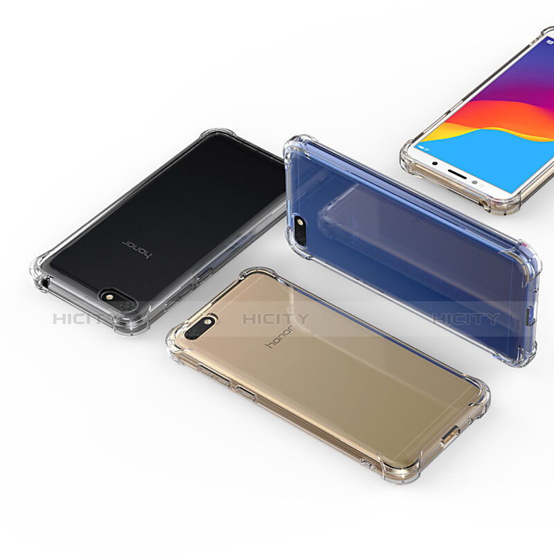 Silikon Schutzhülle Ultra Dünn Tasche Durchsichtig Transparent T02 für Huawei Enjoy 8e Lite Klar