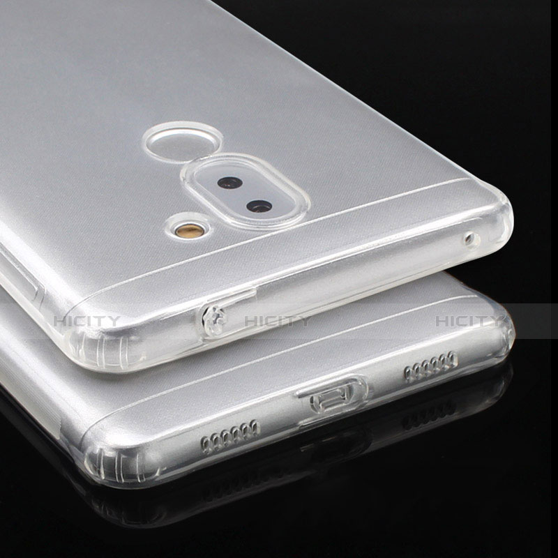 Silikon Schutzhülle Ultra Dünn Tasche Durchsichtig Transparent T02 für Huawei GR5 (2017) Klar groß