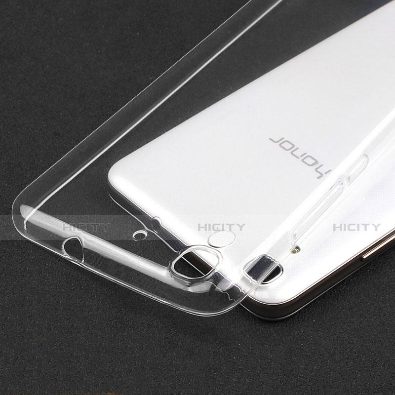 Silikon Schutzhülle Ultra Dünn Tasche Durchsichtig Transparent T02 für Huawei Honor 4A Klar Plus