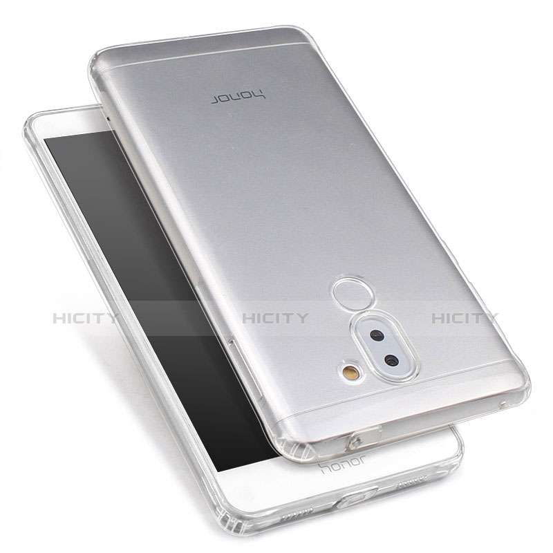 Silikon Schutzhülle Ultra Dünn Tasche Durchsichtig Transparent T02 für Huawei Honor 6X Pro Klar