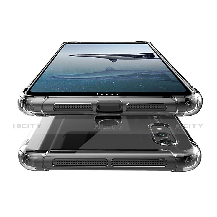 Silikon Schutzhülle Ultra Dünn Tasche Durchsichtig Transparent T02 für Huawei Honor Note 10 Klar