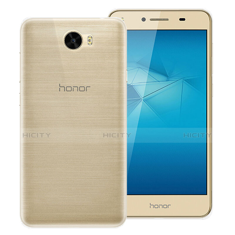 Silikon Schutzhülle Ultra Dünn Tasche Durchsichtig Transparent T02 für Huawei Honor Play 5 Klar Plus