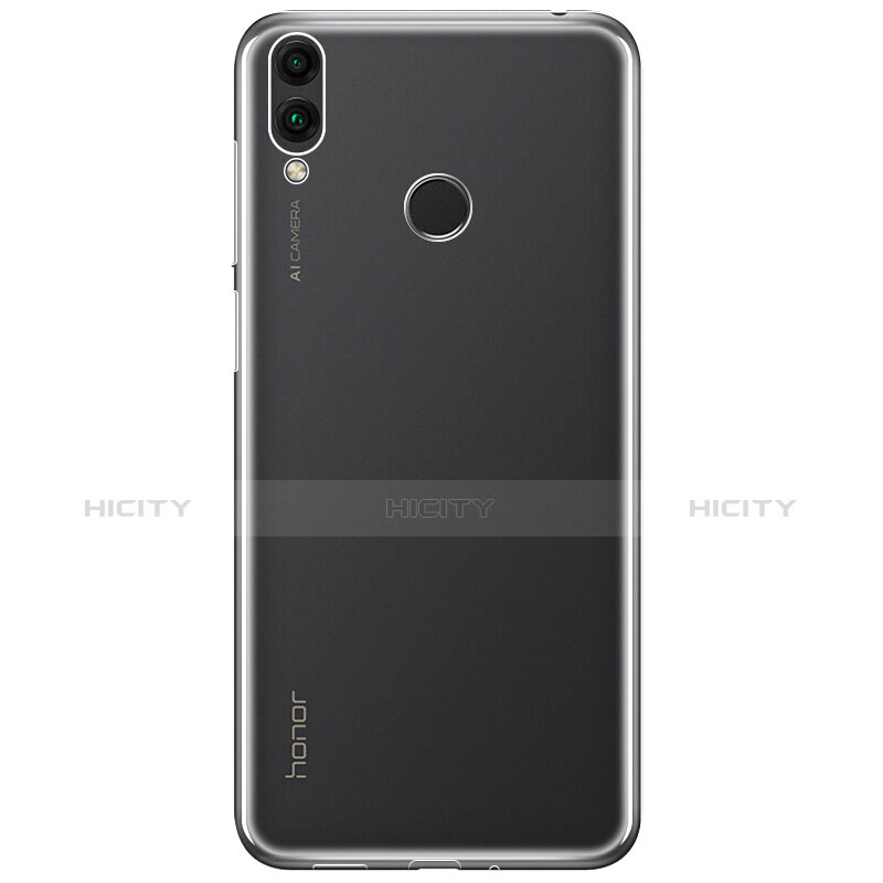 Silikon Schutzhülle Ultra Dünn Tasche Durchsichtig Transparent T02 für Huawei Honor Play 8C Klar Plus