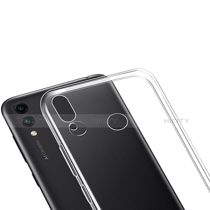 Silikon Schutzhülle Ultra Dünn Tasche Durchsichtig Transparent T02 für Huawei Honor Play 8C Klar groß