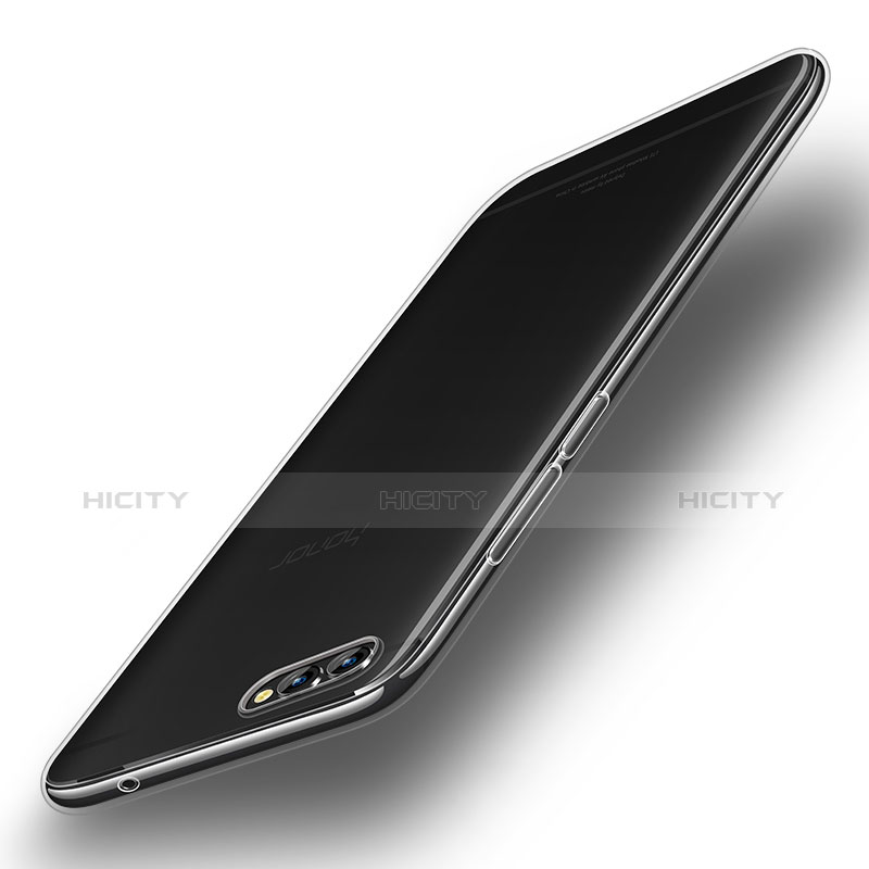 Silikon Schutzhülle Ultra Dünn Tasche Durchsichtig Transparent T02 für Huawei Honor View 10 Klar groß