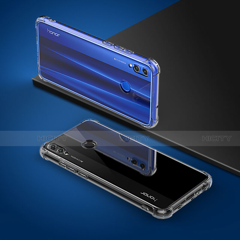 Silikon Schutzhülle Ultra Dünn Tasche Durchsichtig Transparent T02 für Huawei Honor View 10 Lite Klar
