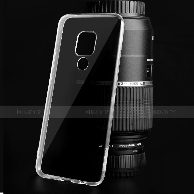 Silikon Schutzhülle Ultra Dünn Tasche Durchsichtig Transparent T02 für Huawei Mate 20 Pro Klar groß