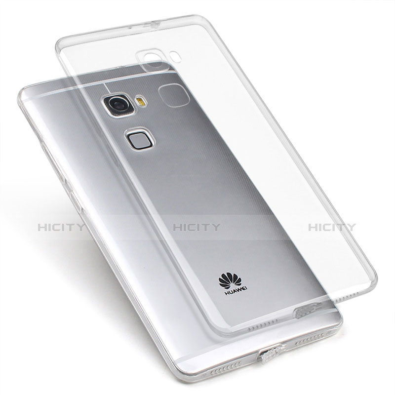 Silikon Schutzhülle Ultra Dünn Tasche Durchsichtig Transparent T02 für Huawei Mate S Klar groß