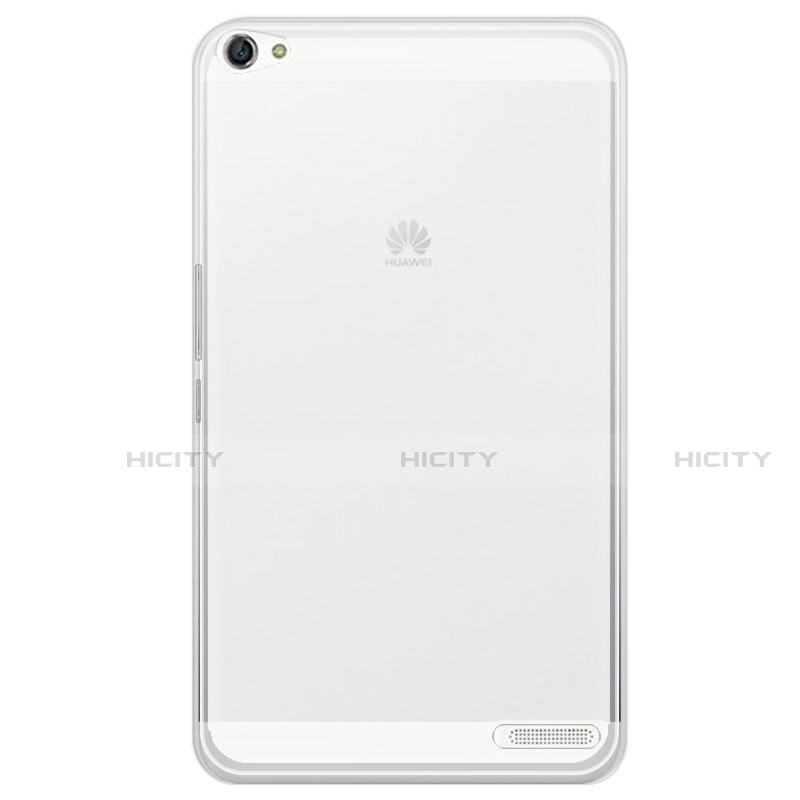 Silikon Schutzhülle Ultra Dünn Tasche Durchsichtig Transparent T02 für Huawei MediaPad X2 Klar Plus