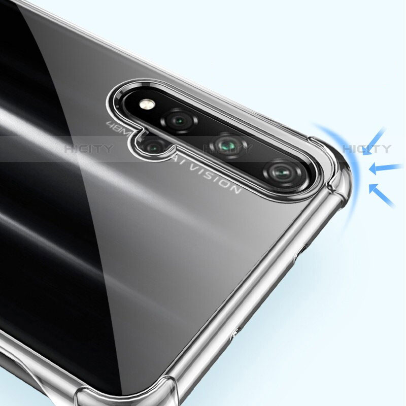 Silikon Schutzhülle Ultra Dünn Tasche Durchsichtig Transparent T02 für Huawei Nova 5T Klar