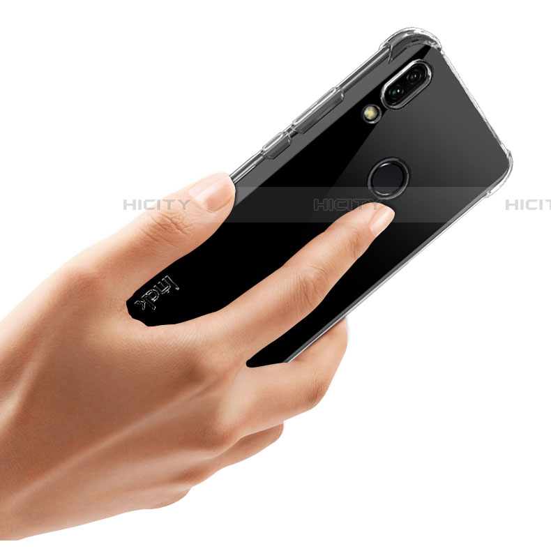 Silikon Schutzhülle Ultra Dünn Tasche Durchsichtig Transparent T02 für Huawei P Smart Z Klar groß