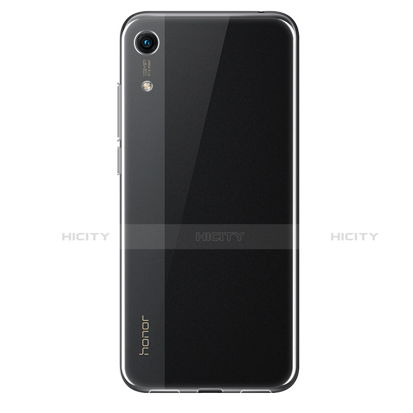 Silikon Schutzhülle Ultra Dünn Tasche Durchsichtig Transparent T02 für Huawei Y6 (2019) Klar groß