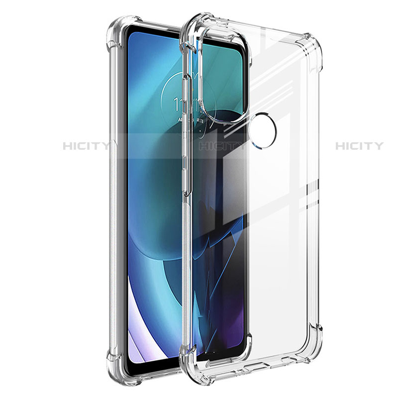 Silikon Schutzhülle Ultra Dünn Tasche Durchsichtig Transparent T02 für Motorola Moto G51 5G Klar