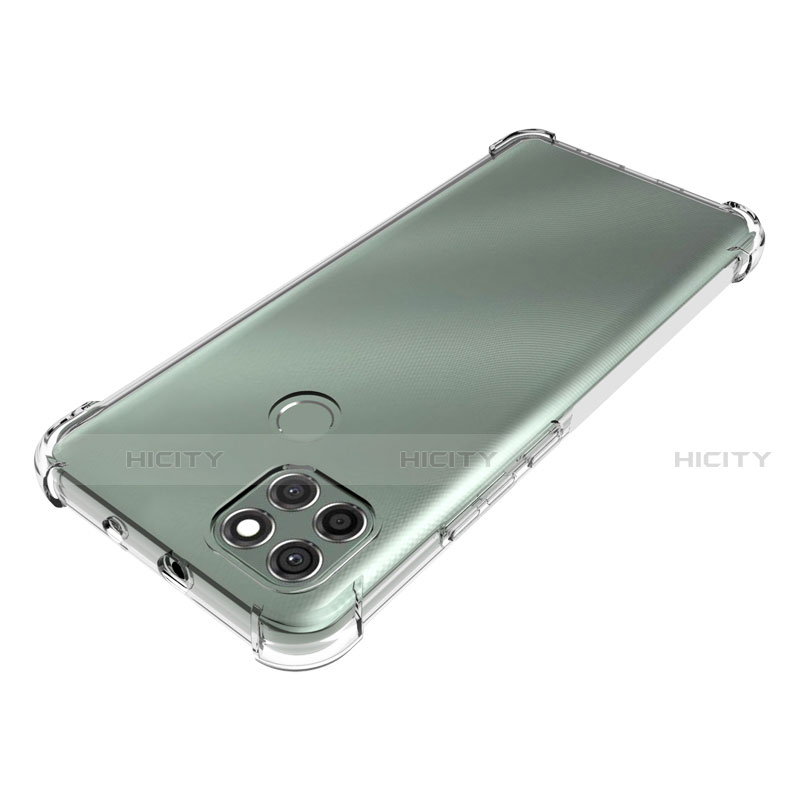 Silikon Schutzhülle Ultra Dünn Tasche Durchsichtig Transparent T02 für Motorola Moto G9 Power Klar Plus