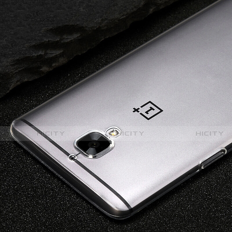 Silikon Schutzhülle Ultra Dünn Tasche Durchsichtig Transparent T02 für OnePlus 3T Klar Plus