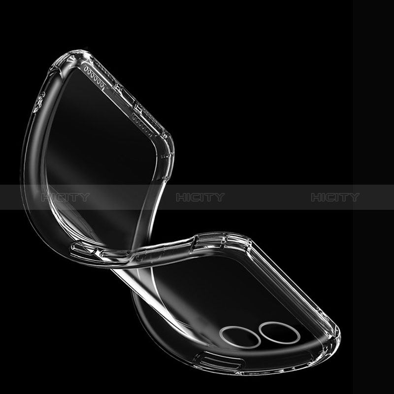 Silikon Schutzhülle Ultra Dünn Tasche Durchsichtig Transparent T02 für Oppo A57e Klar