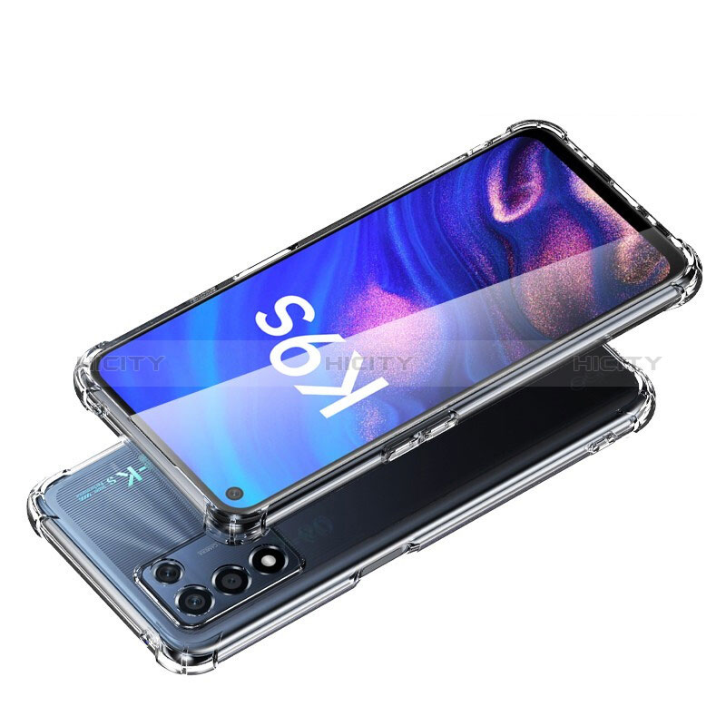 Silikon Schutzhülle Ultra Dünn Tasche Durchsichtig Transparent T02 für Oppo K9S 5G Klar