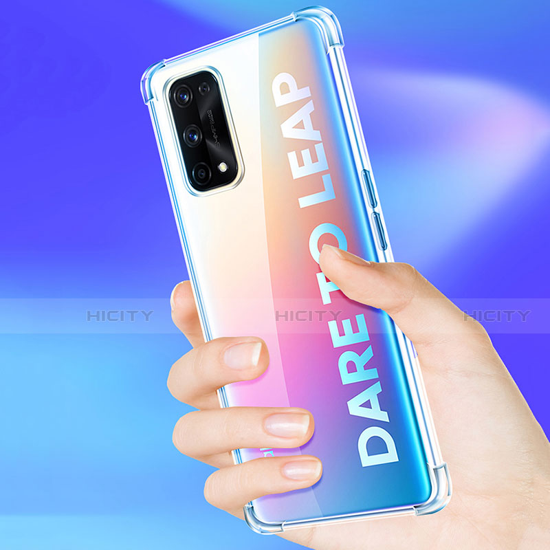 Silikon Schutzhülle Ultra Dünn Tasche Durchsichtig Transparent T02 für Realme Q2 Pro 5G Klar groß