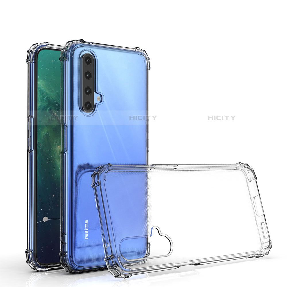 Silikon Schutzhülle Ultra Dünn Tasche Durchsichtig Transparent T02 für Realme X50m 5G Klar Plus