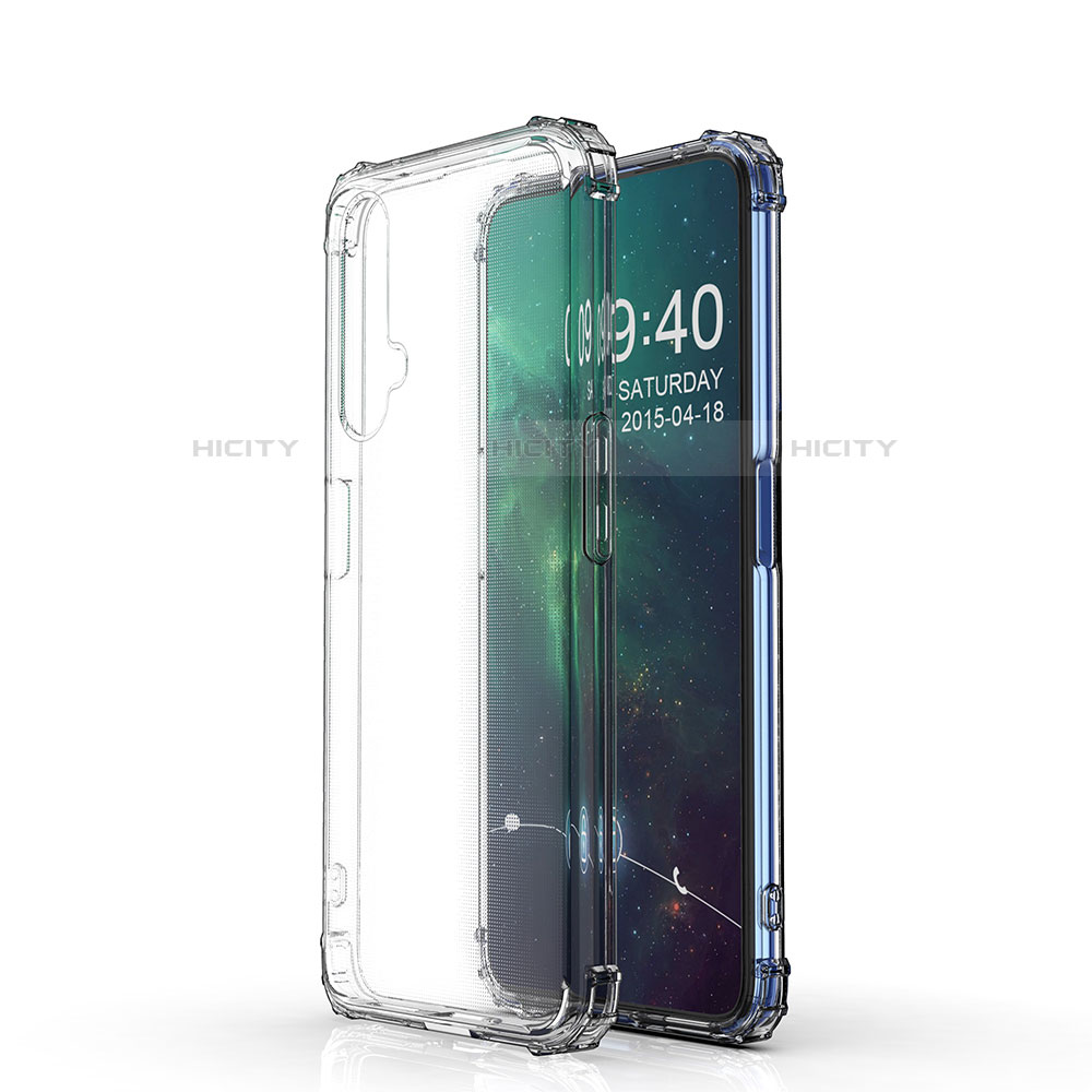 Silikon Schutzhülle Ultra Dünn Tasche Durchsichtig Transparent T02 für Realme X50m 5G Klar groß