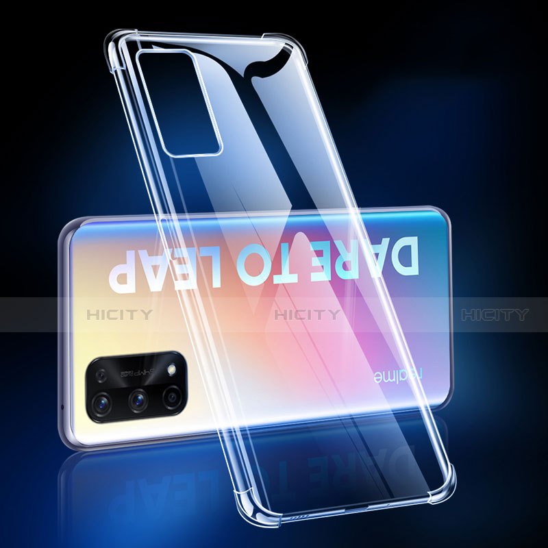 Silikon Schutzhülle Ultra Dünn Tasche Durchsichtig Transparent T02 für Realme X7 5G Klar Plus