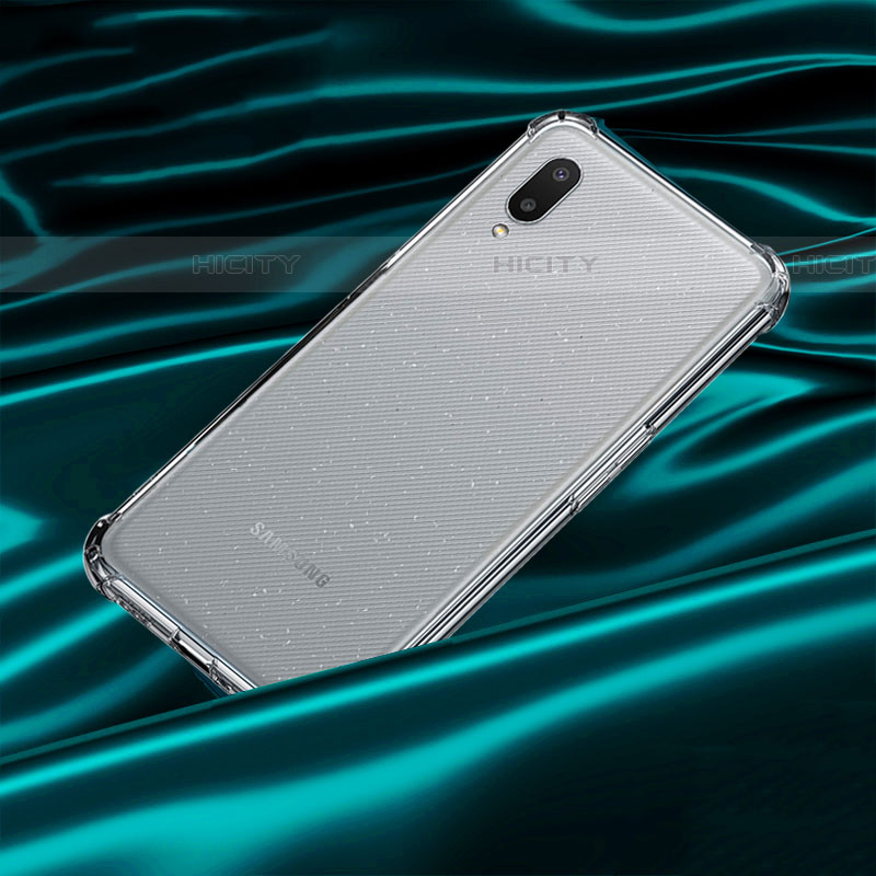 Silikon Schutzhülle Ultra Dünn Tasche Durchsichtig Transparent T02 für Samsung Galaxy A01 SM-A015 Klar