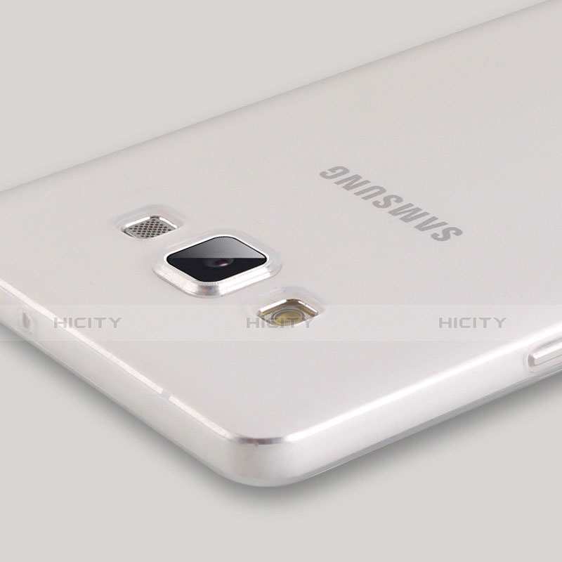 Silikon Schutzhülle Ultra Dünn Tasche Durchsichtig Transparent T02 für Samsung Galaxy A3 Duos SM-A300F Klar