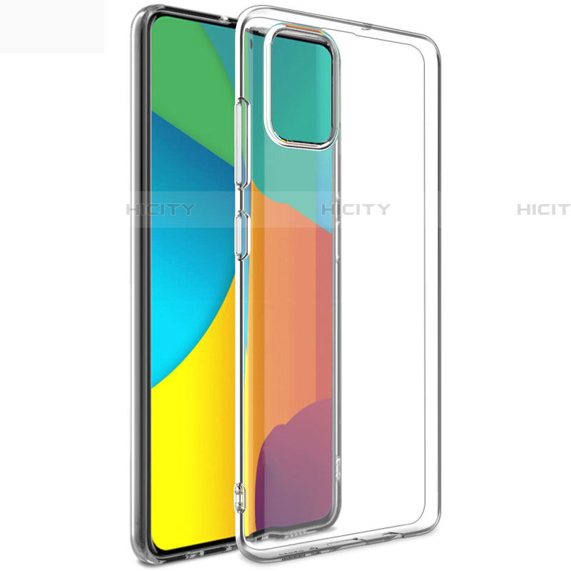 Silikon Schutzhülle Ultra Dünn Tasche Durchsichtig Transparent T02 für Samsung Galaxy A51 5G Klar Plus