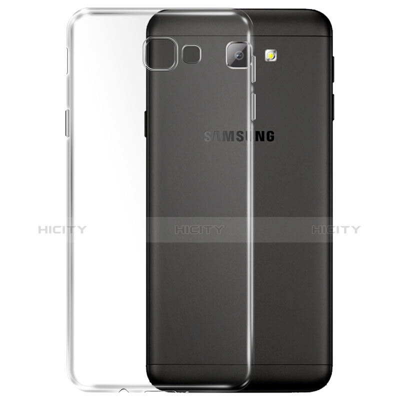 Silikon Schutzhülle Ultra Dünn Tasche Durchsichtig Transparent T02 für Samsung Galaxy J5 Prime G570F Klar