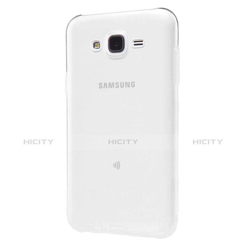 Silikon Schutzhülle Ultra Dünn Tasche Durchsichtig Transparent T02 für Samsung Galaxy J5 SM-J500F Klar groß