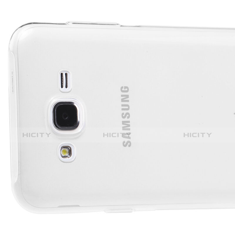 Silikon Schutzhülle Ultra Dünn Tasche Durchsichtig Transparent T02 für Samsung Galaxy J5 SM-J500F Klar groß