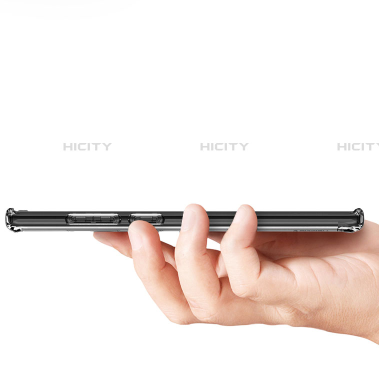 Silikon Schutzhülle Ultra Dünn Tasche Durchsichtig Transparent T02 für Samsung Galaxy Note 10 Plus 5G Klar groß