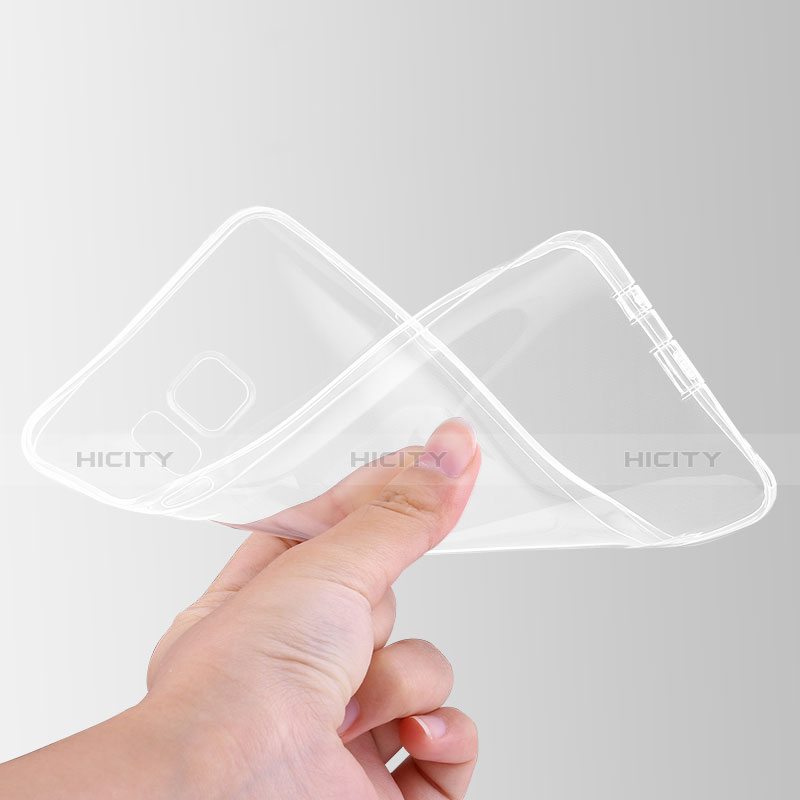 Silikon Schutzhülle Ultra Dünn Tasche Durchsichtig Transparent T02 für Samsung Galaxy Note 5 N9200 N920 N920F Klar groß