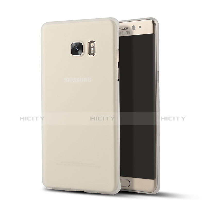 Silikon Schutzhülle Ultra Dünn Tasche Durchsichtig Transparent T02 für Samsung Galaxy Note 7 Klar Plus