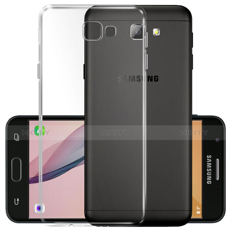 Silikon Schutzhülle Ultra Dünn Tasche Durchsichtig Transparent T02 für Samsung Galaxy On5 (2016) G570 G570F Klar Plus
