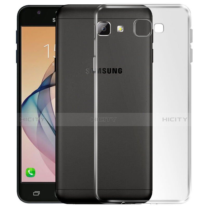 Silikon Schutzhülle Ultra Dünn Tasche Durchsichtig Transparent T02 für Samsung Galaxy On5 (2016) G570 G570F Klar groß