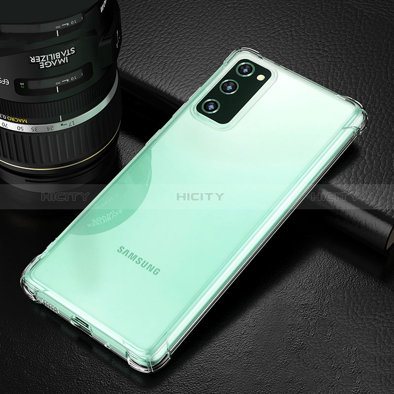 Silikon Schutzhülle Ultra Dünn Tasche Durchsichtig Transparent T02 für Samsung Galaxy S20 FE (2022) 5G Klar