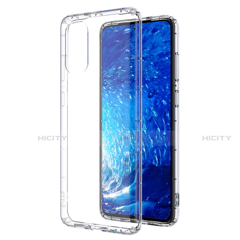 Silikon Schutzhülle Ultra Dünn Tasche Durchsichtig Transparent T02 für Samsung Galaxy S20 Plus Klar