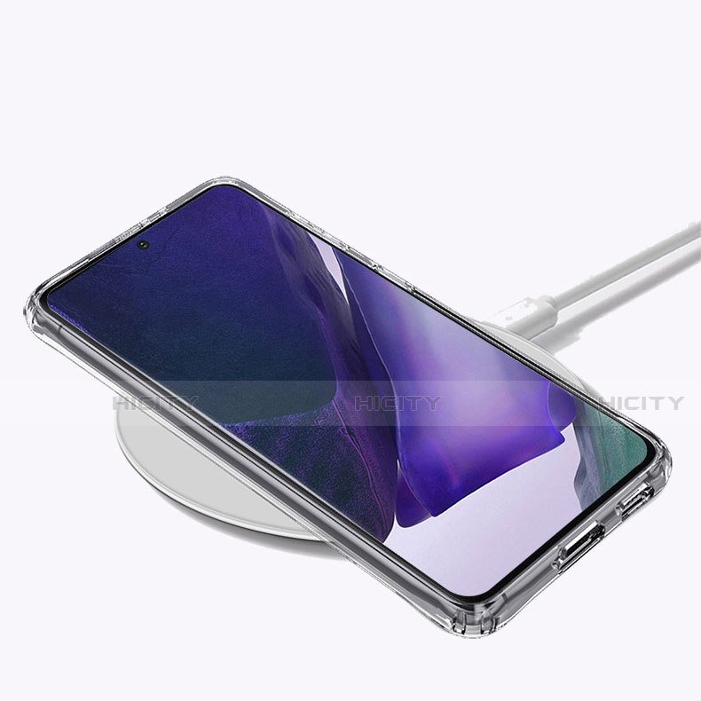 Silikon Schutzhülle Ultra Dünn Tasche Durchsichtig Transparent T02 für Samsung Galaxy S21 Plus 5G