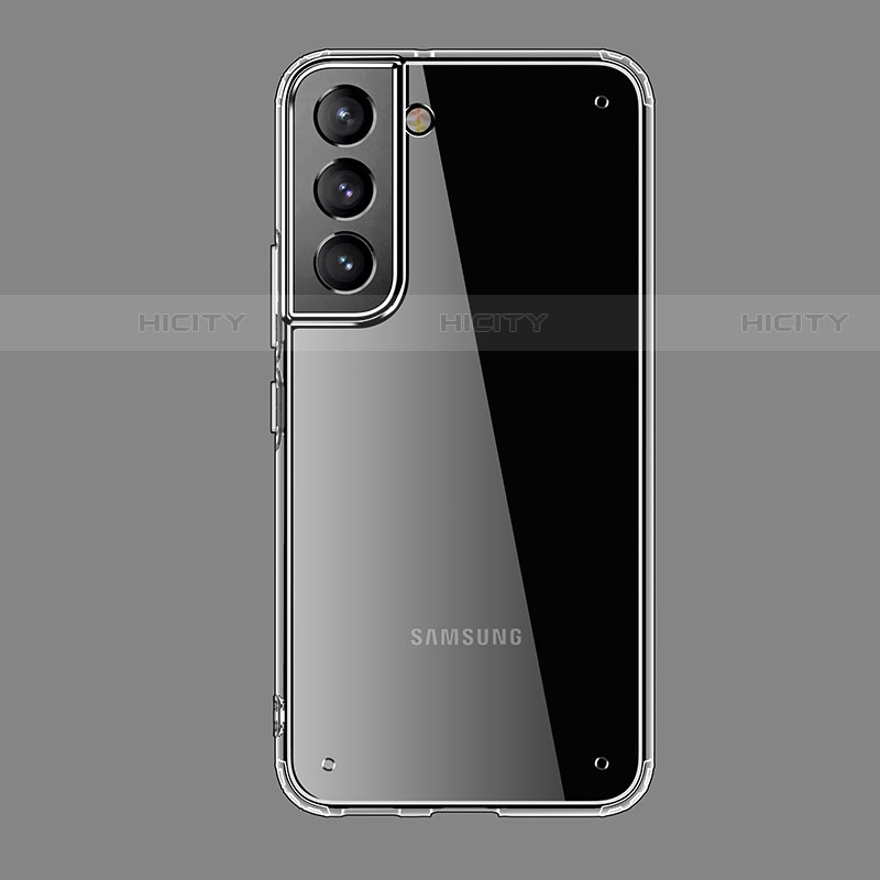 Silikon Schutzhülle Ultra Dünn Tasche Durchsichtig Transparent T02 für Samsung Galaxy S22 Plus 5G Klar