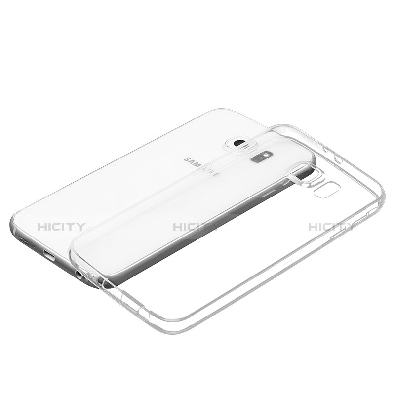Silikon Schutzhülle Ultra Dünn Tasche Durchsichtig Transparent T02 für Samsung Galaxy S6 SM-G920 Klar