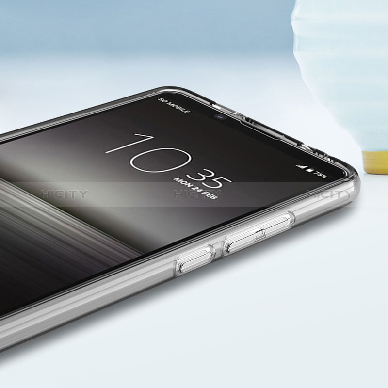 Silikon Schutzhülle Ultra Dünn Tasche Durchsichtig Transparent T02 für Sony Xperia 5 IV Klar
