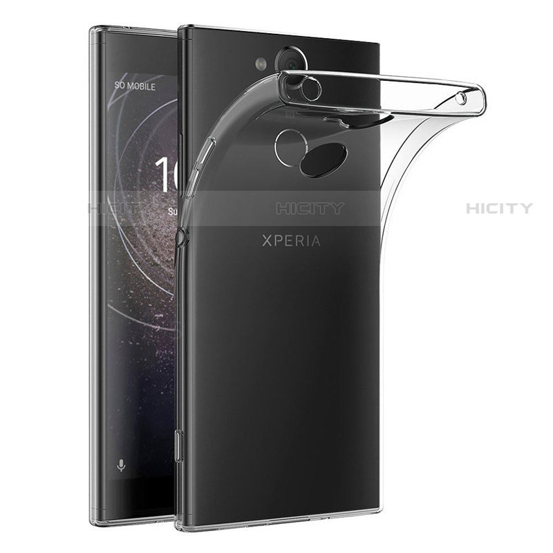 Silikon Schutzhülle Ultra Dünn Tasche Durchsichtig Transparent T02 für Sony Xperia XA2 Klar